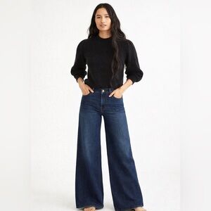 Madewell Easton Puff Sleeve Pullover Sweater